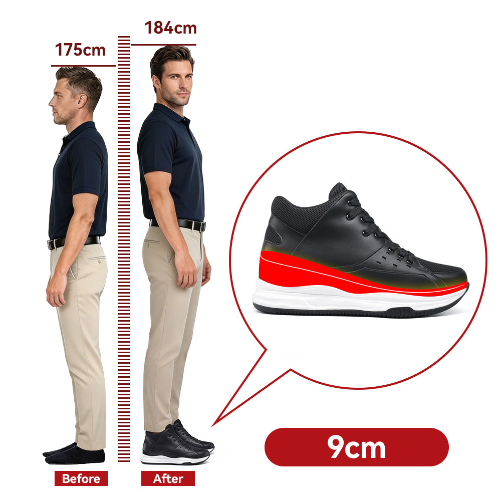 SCARPE RIALZANTI CAMILO +9 CM