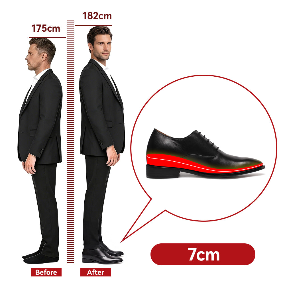 SCARPE RIALZANTI DIONIGI +7 CM