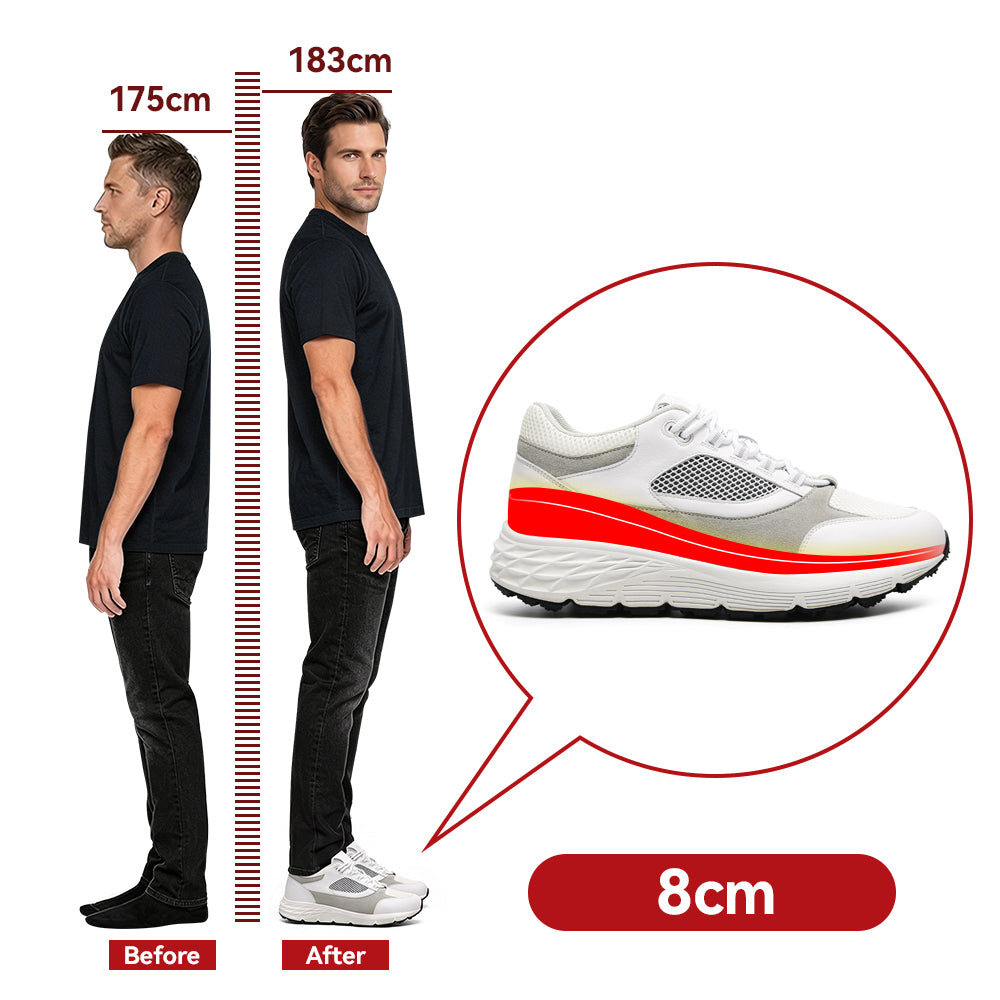 SCARPE RIALZANTI DOMENICO +8 CM