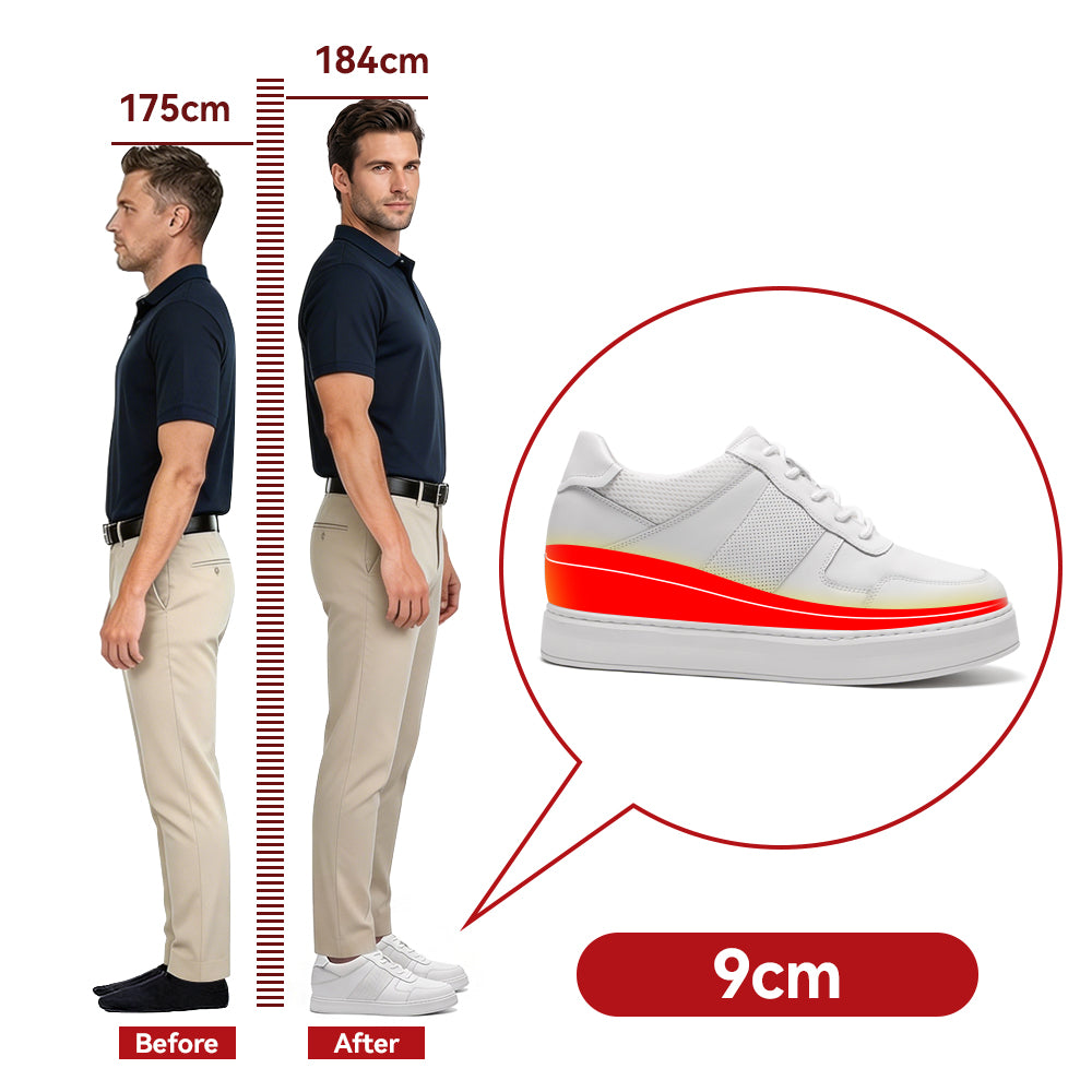 SCARPE RIALZANTI EDMONDO +9 CM