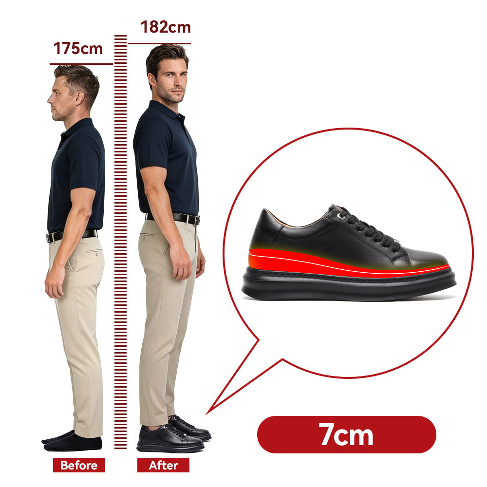 SCARPE RIALZANTI ENZO +7 CM