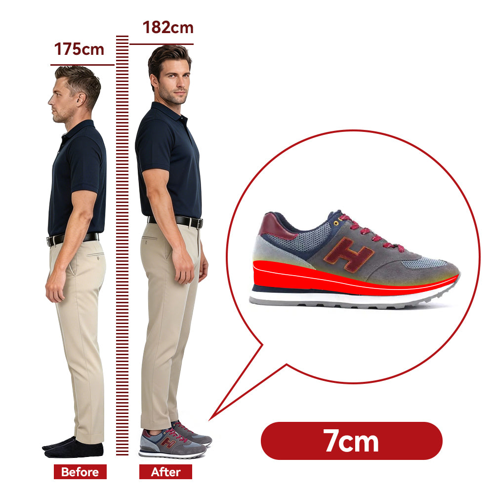 SCARPE RIALZANTI ETTORE +7 CM