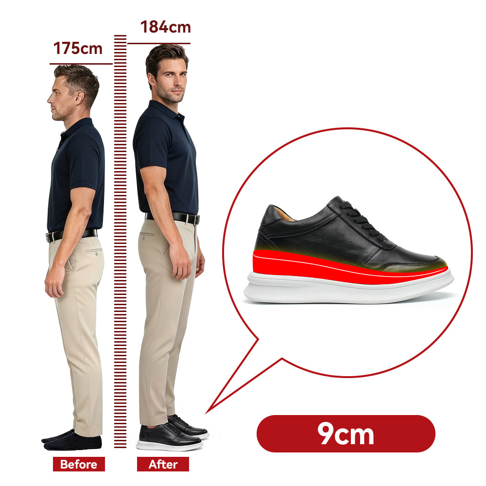 SCARPE RIALZANTI FILIPO +9 CM