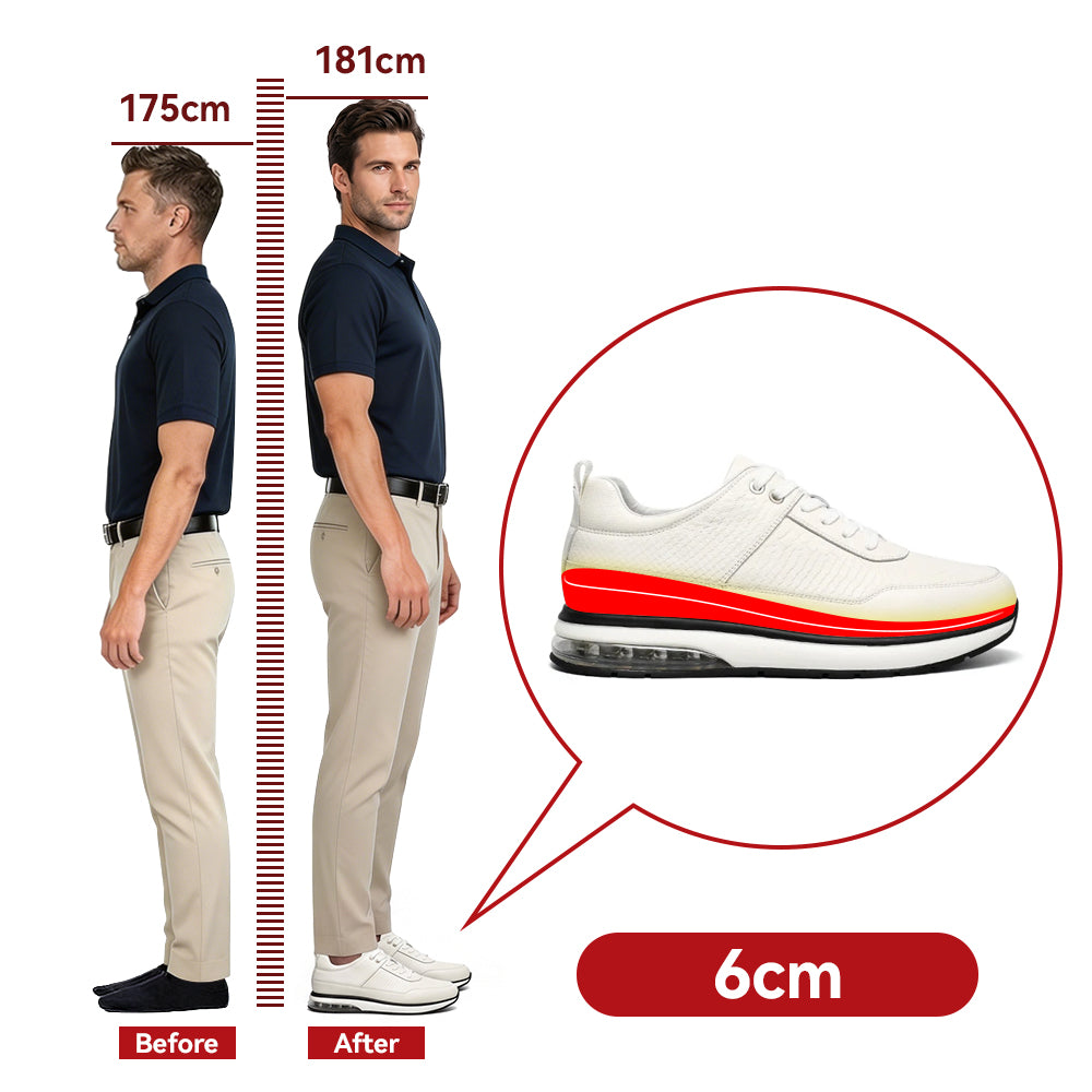 SCARPE RIALZANTI GIORGIO +6 CM