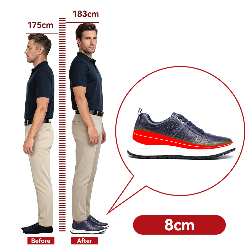 SCARPE RIALZANTI GRANDI +8 CM