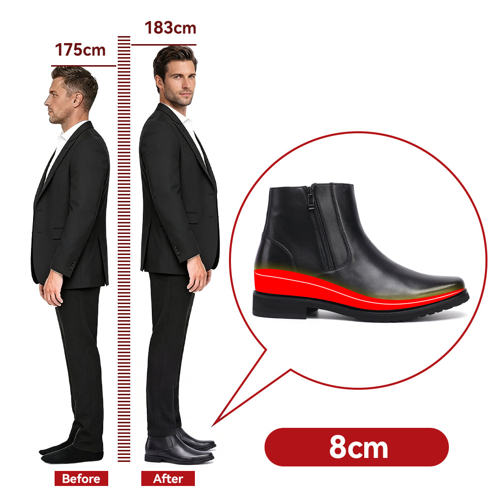 SCARPE RIALZANTI GUSTAVO +8 CM
