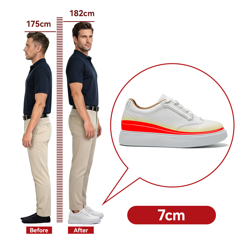 SCARPE RIALZANTI IGNAZIO +7 CM