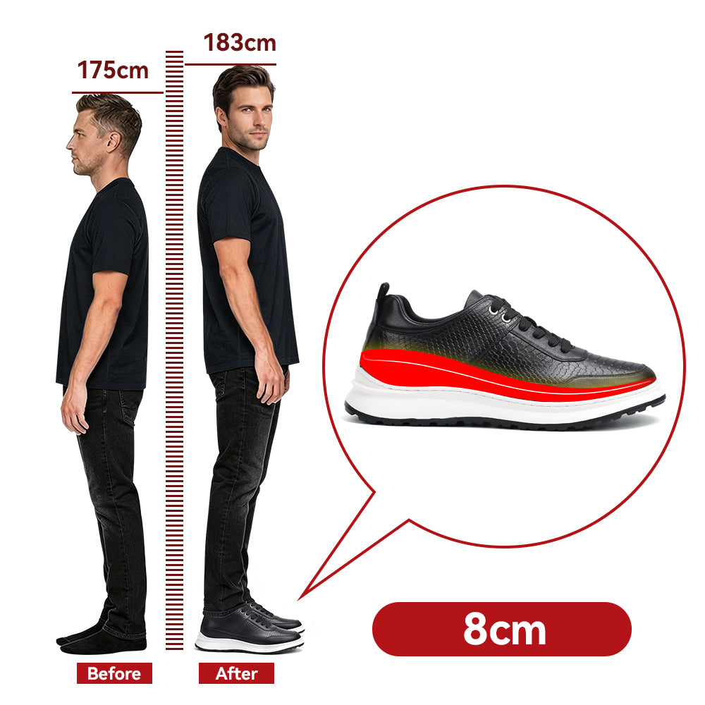 SCARPE RIALZANTI ROMANO +8 CM
