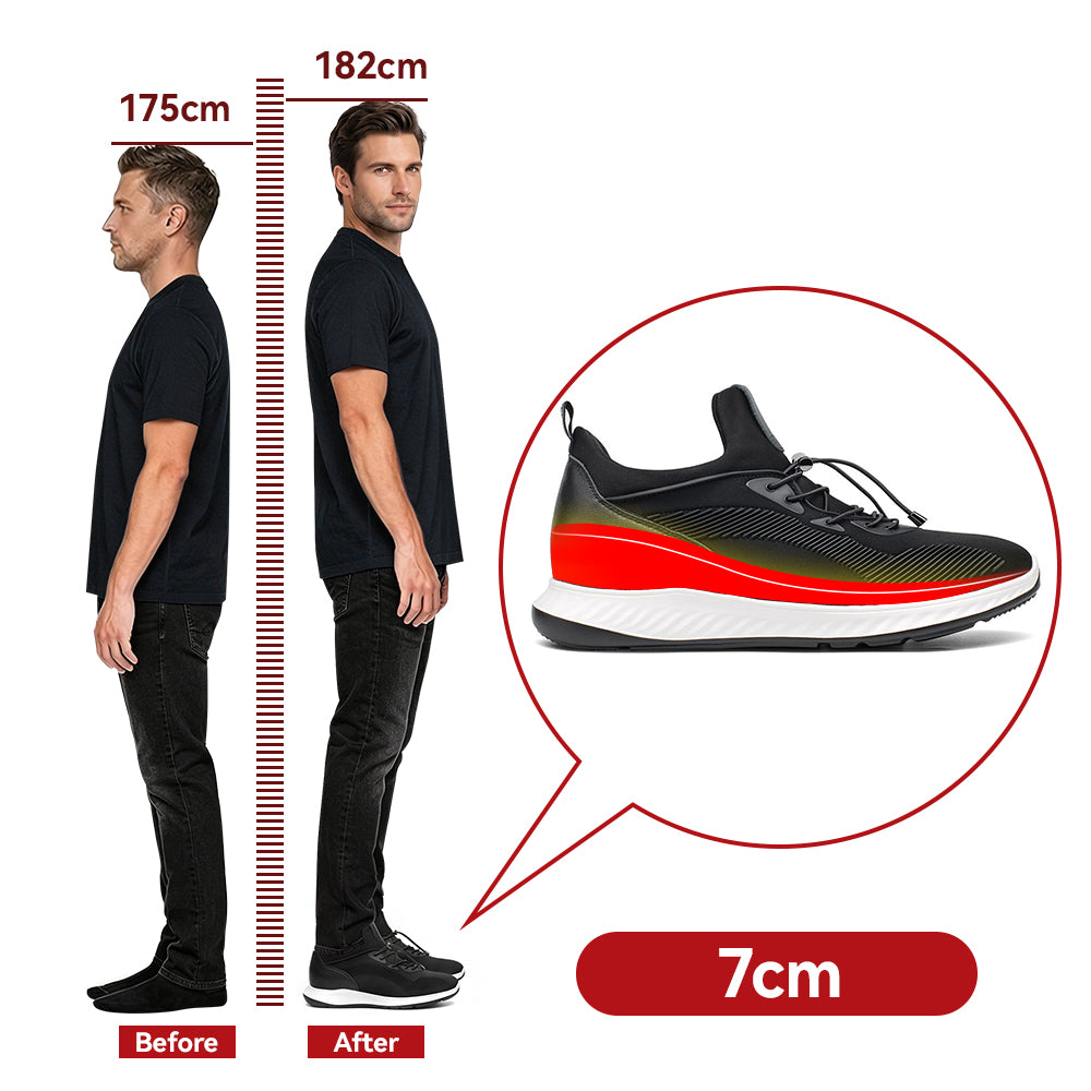 SCARPE RIALZANTI TOMASO +7 CM