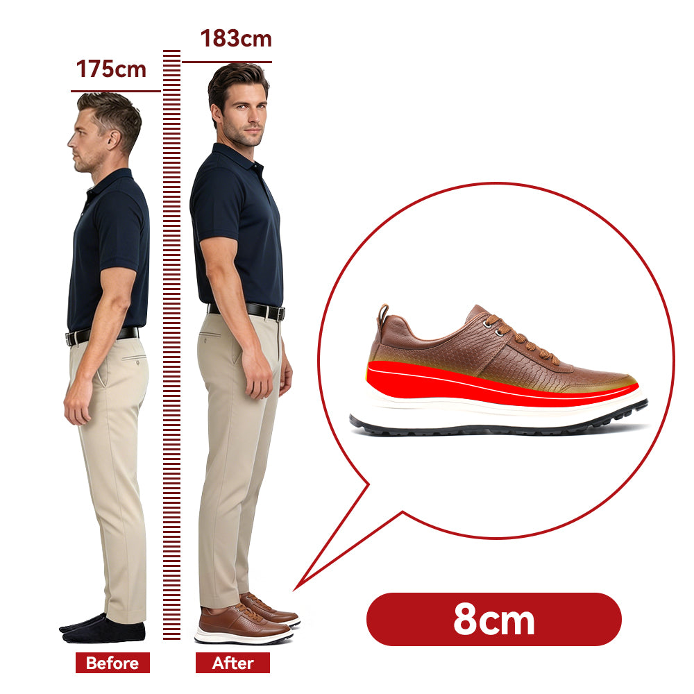 SCARPE RIALZANTI TOSA +8 CM