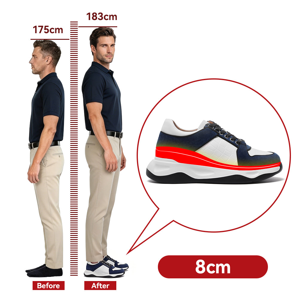 SCARPE RIALZANTI VASCO +8 CM