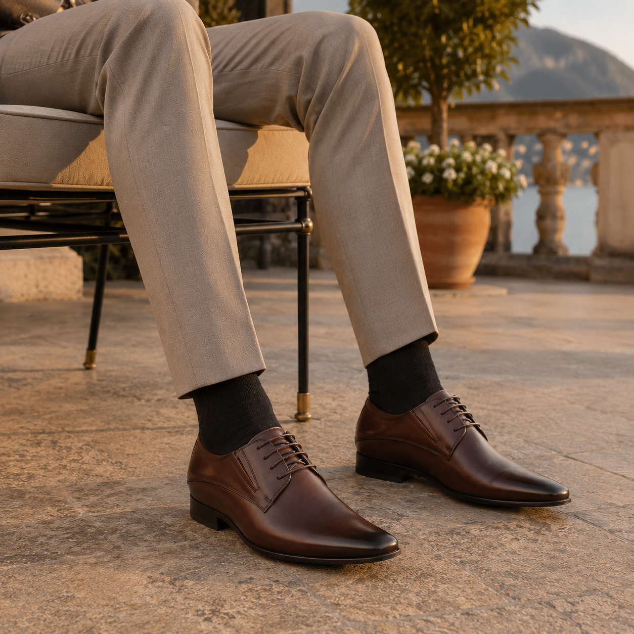 SCARPE RIALZANTI COLOMBO +8 CM