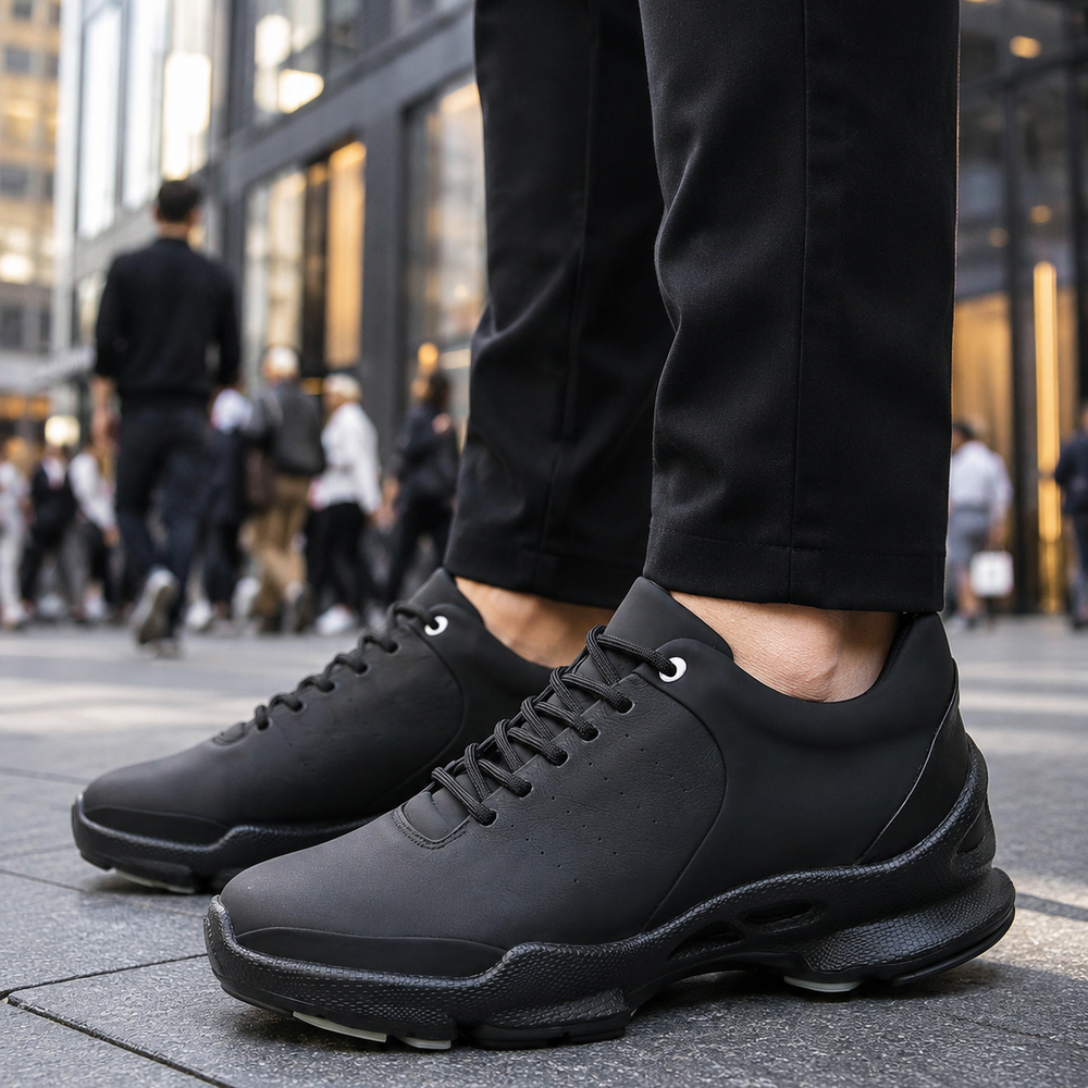 SCARPE RIALZANTI LEOPOLDO +7 CM
