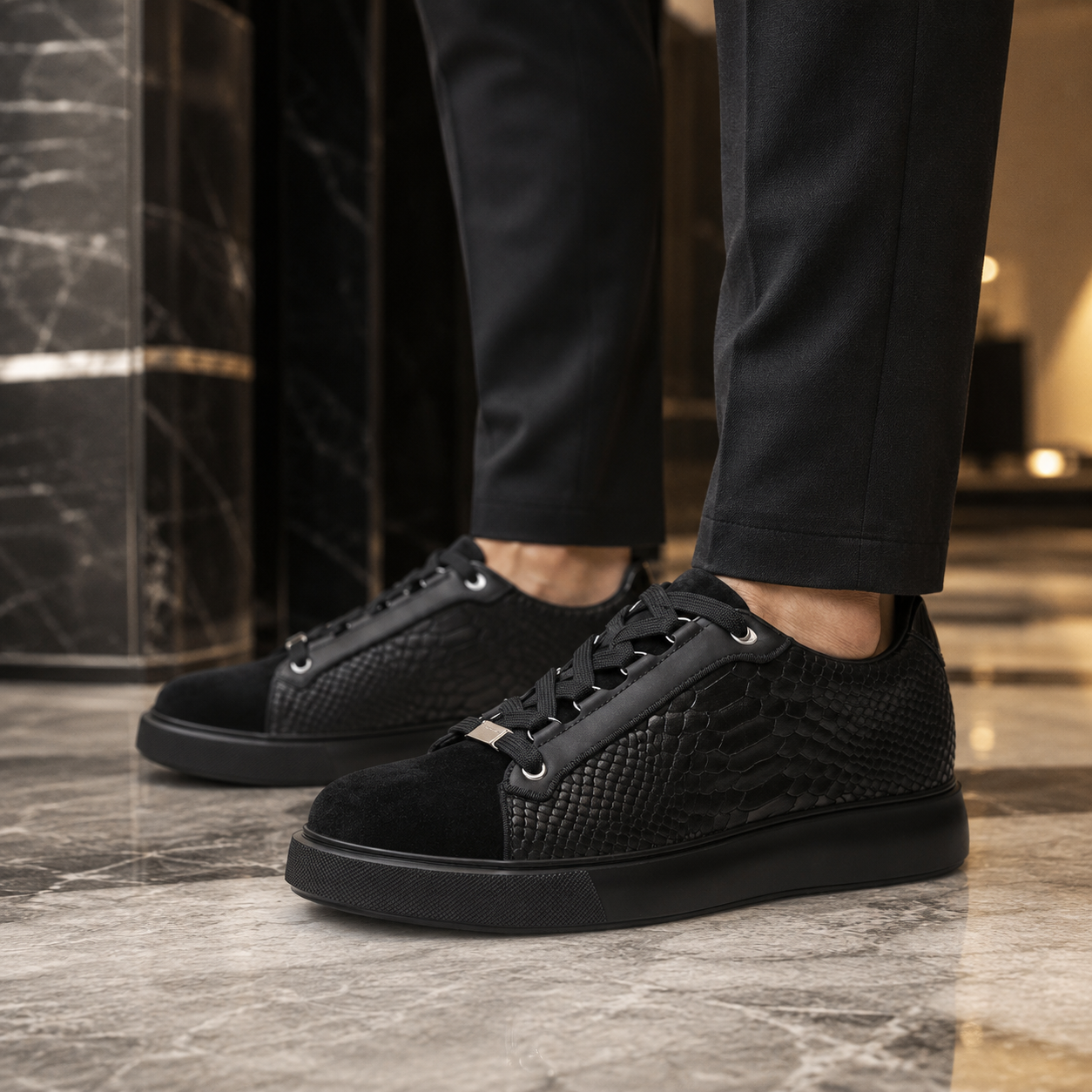 SCARPE RIALZANTI NEVIO +7 CM
