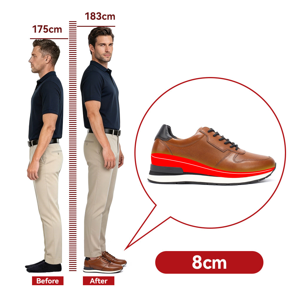 SCARPE RIALZANTI ALONZO +8 CM