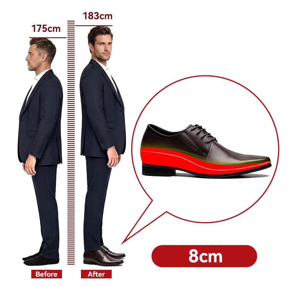 SCARPE RIALZANTI COLOMBO +8 CM