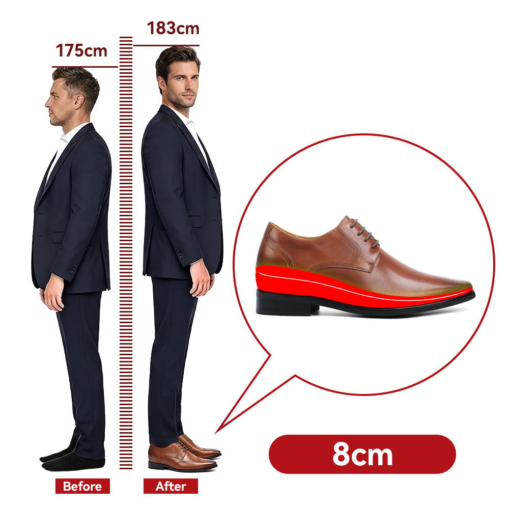 SCARPE RIALZANTI DIEGO +8 CM
