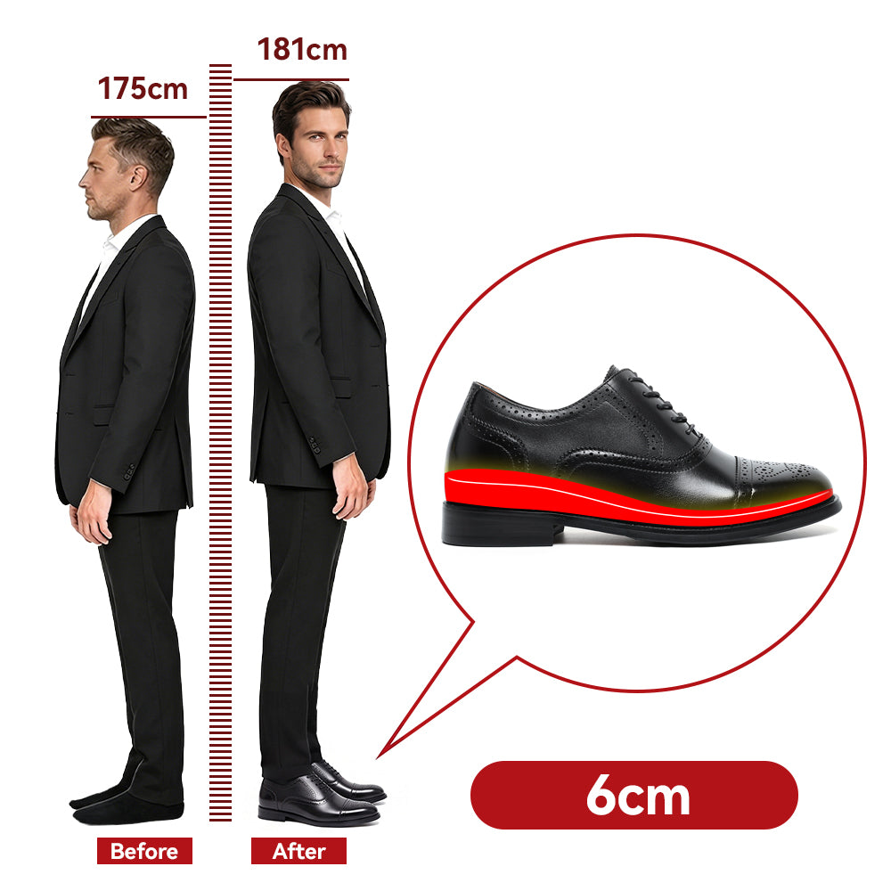 SCARPE RIALZANTI FOLGARIO +6 CM