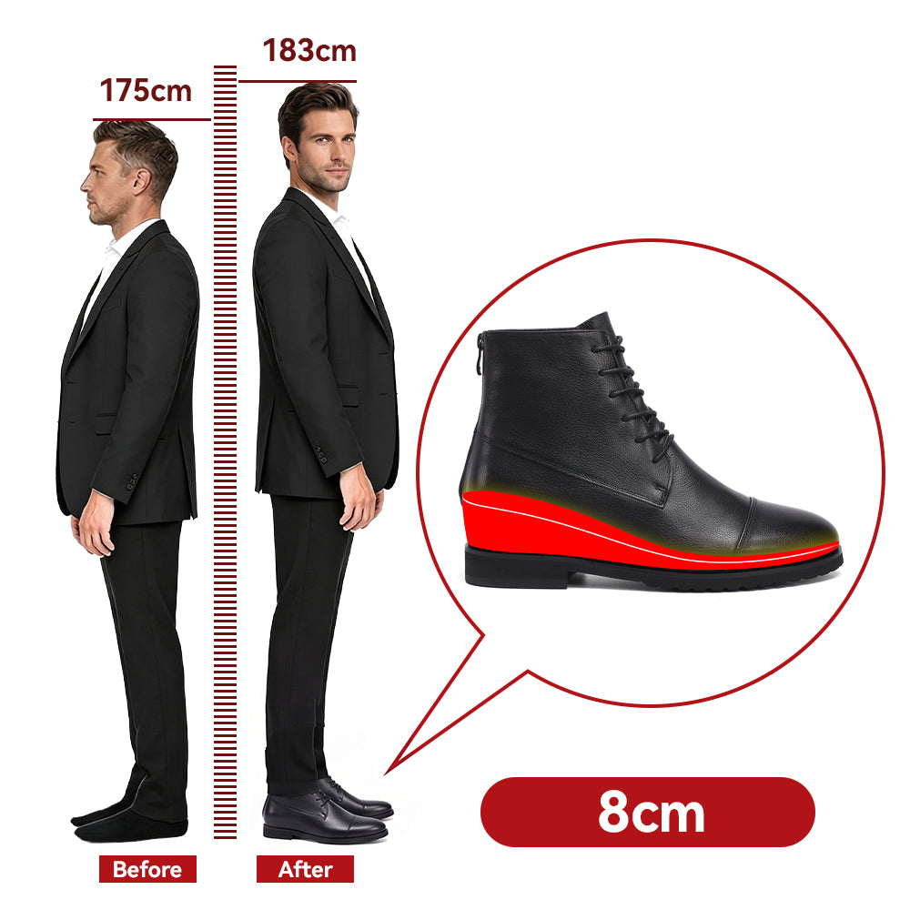 SCARPE RIALZANTI FRANCESCO +8 CM
