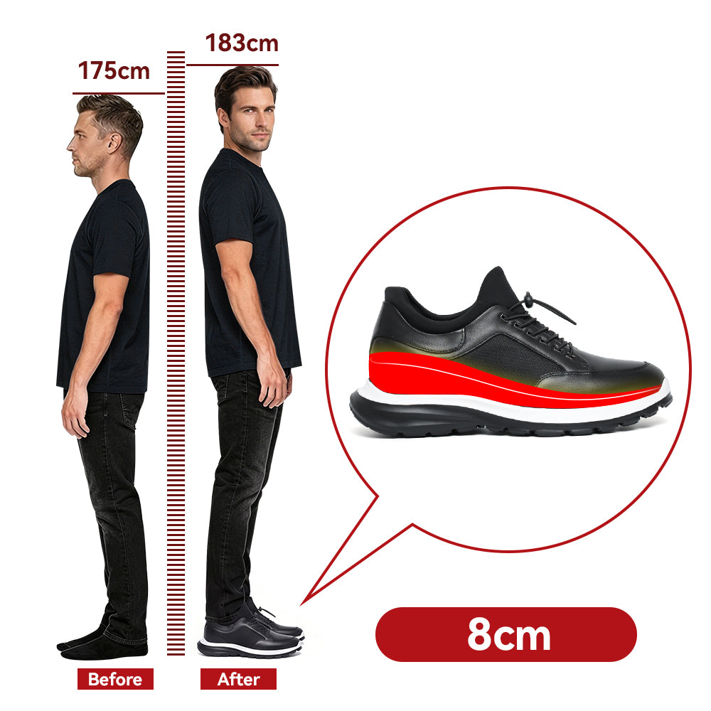 SCARPE RIALZANTI GERARDO +8 CM