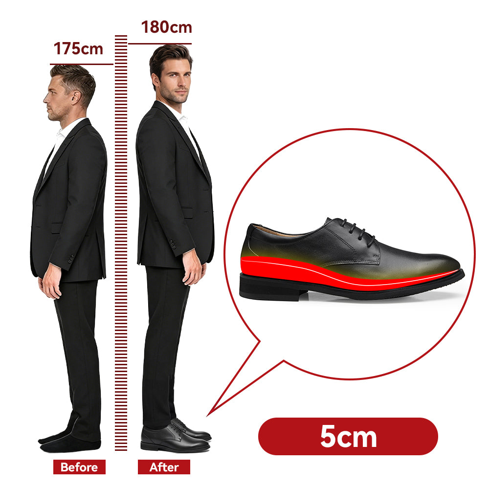SCARPE RIALZANTI IVANO +5 CM