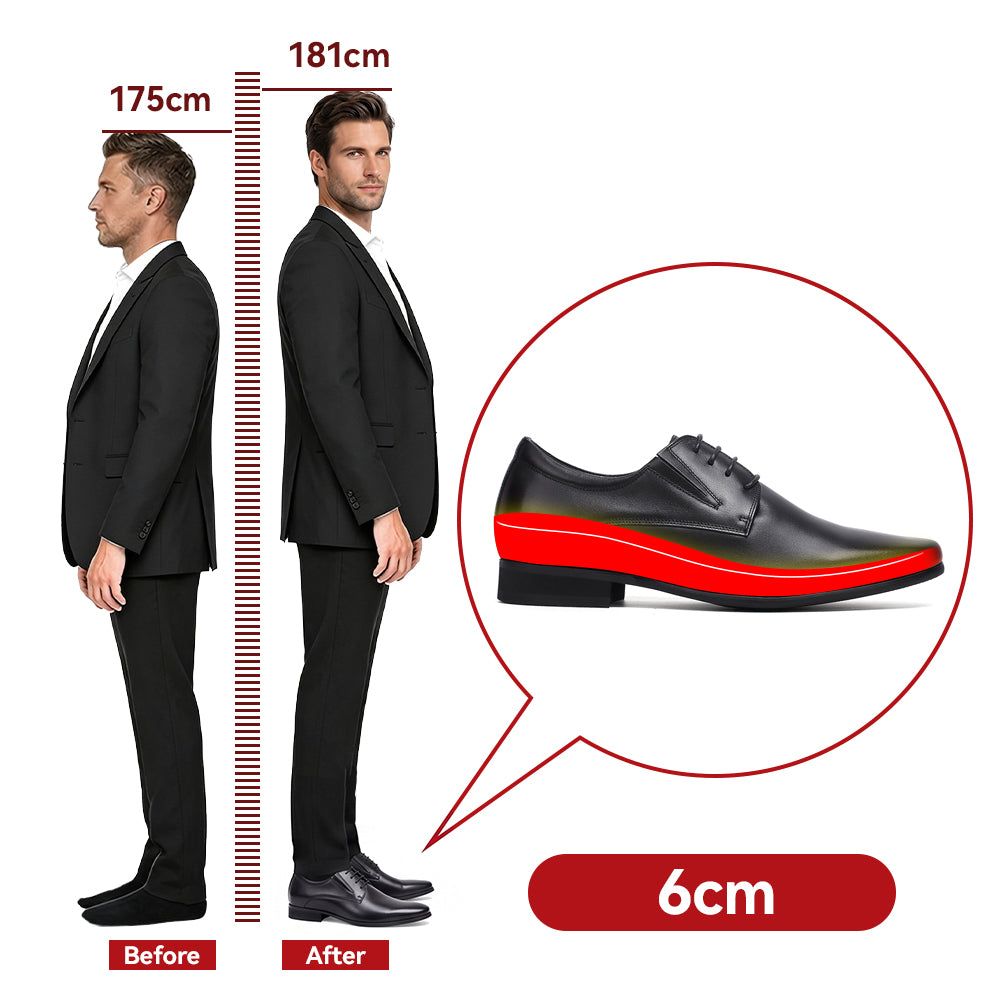 SCARPE RIALZANTI LUCA +6 CM