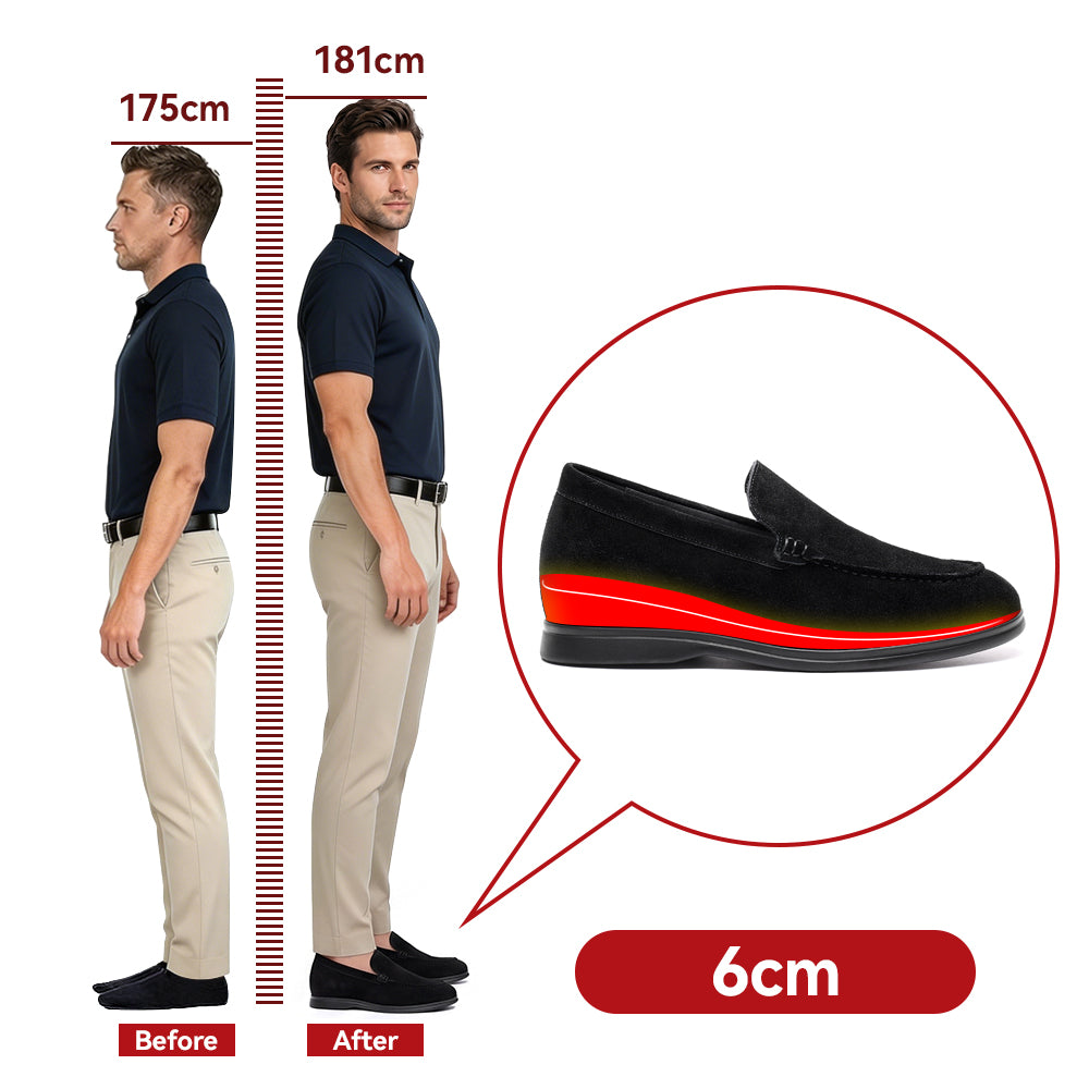 SCARPE RIALZANTI LUIGI +6 CM