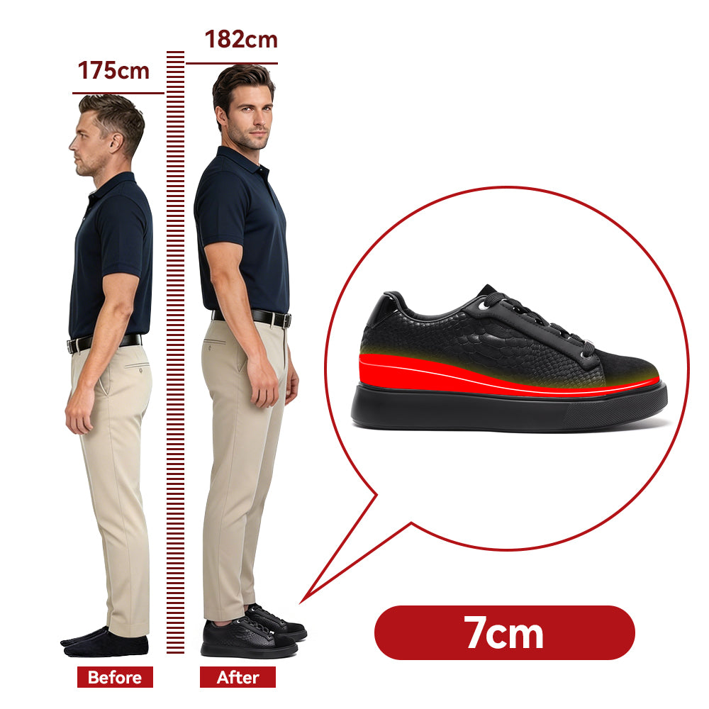 SCARPE RIALZANTI NEVIO +7 CM