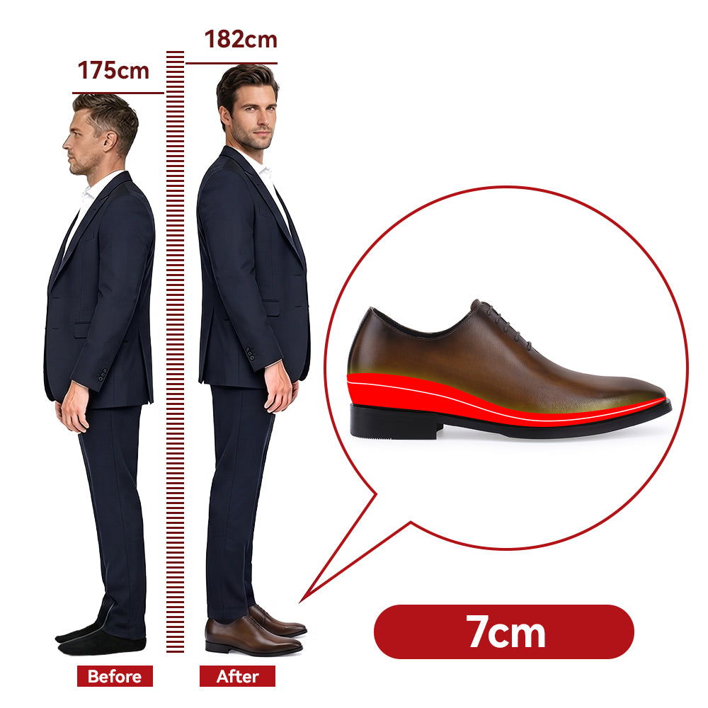 SCARPE RIALZANTI SANDRO +7 CM