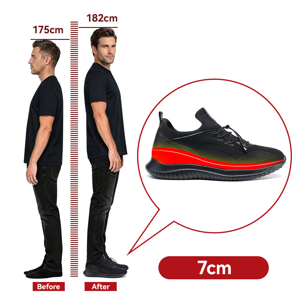 SCARPE RIALZANTI SEBASTIANO +7 CM