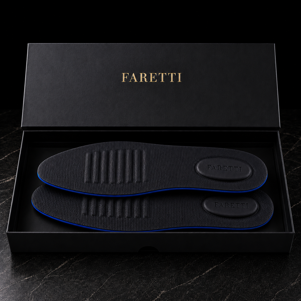 Soletta Ergonomica Nera Faretti +0,5 cm