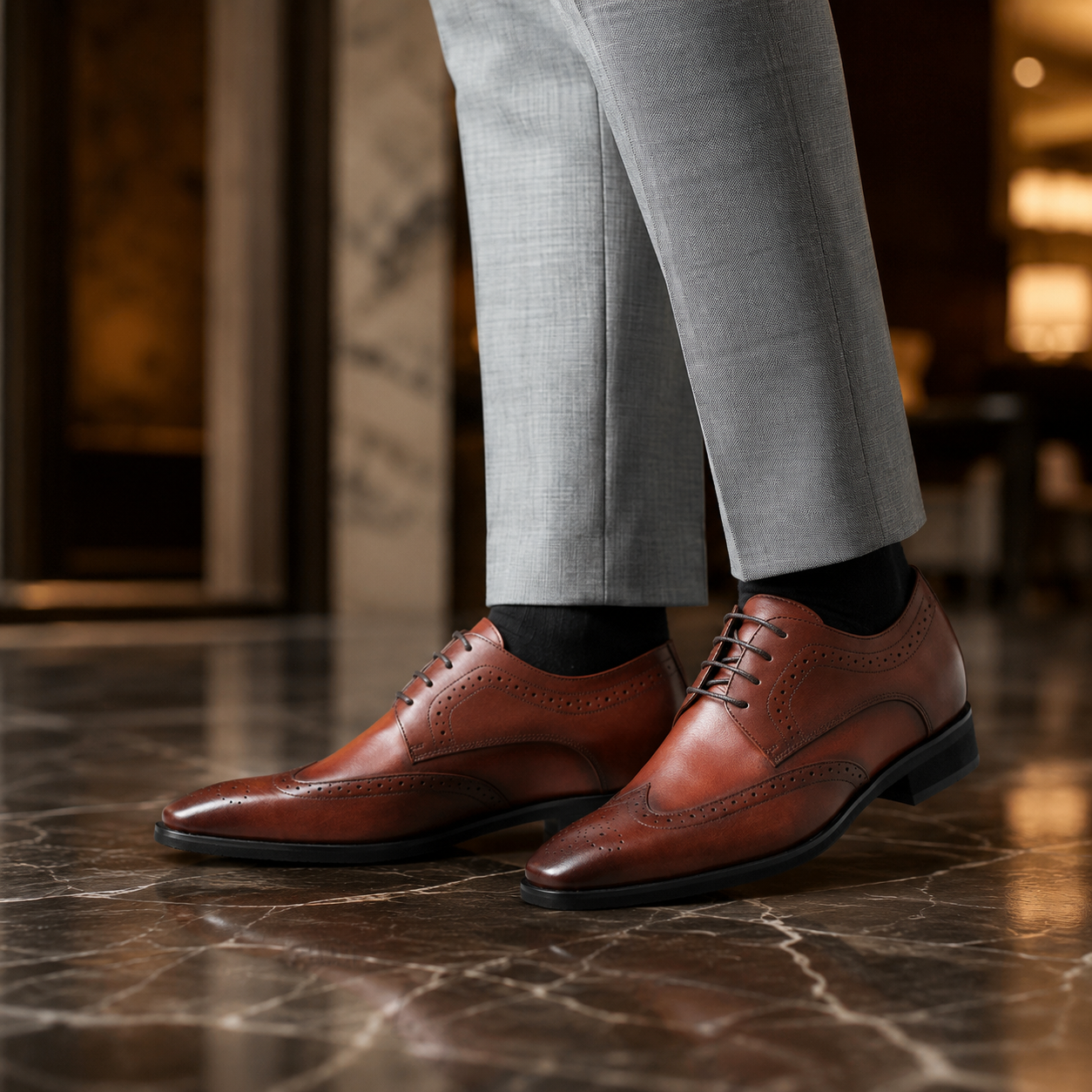 SCARPE RIALZANTI DAMIANO +7 CM