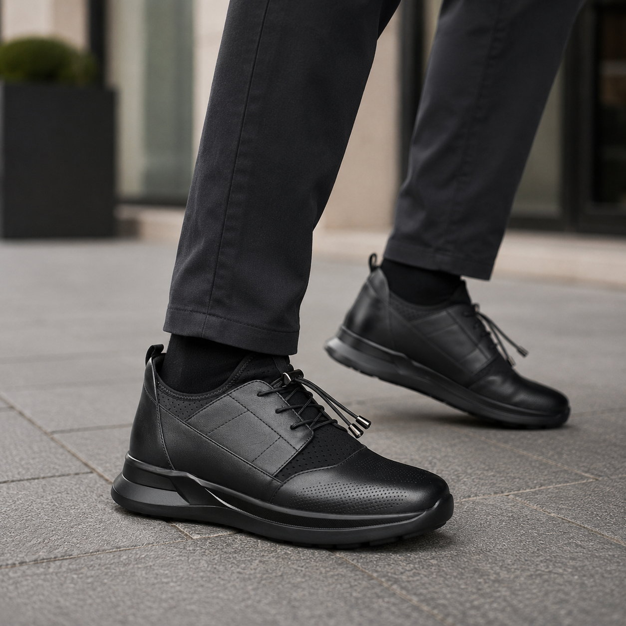 SCARPE CON RIALZO MATEO +7 CM